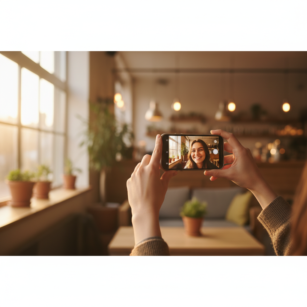 Easy selfie upload for AI photo generation